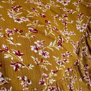 2 Piece Floral Mini Skirt & Wrap Top